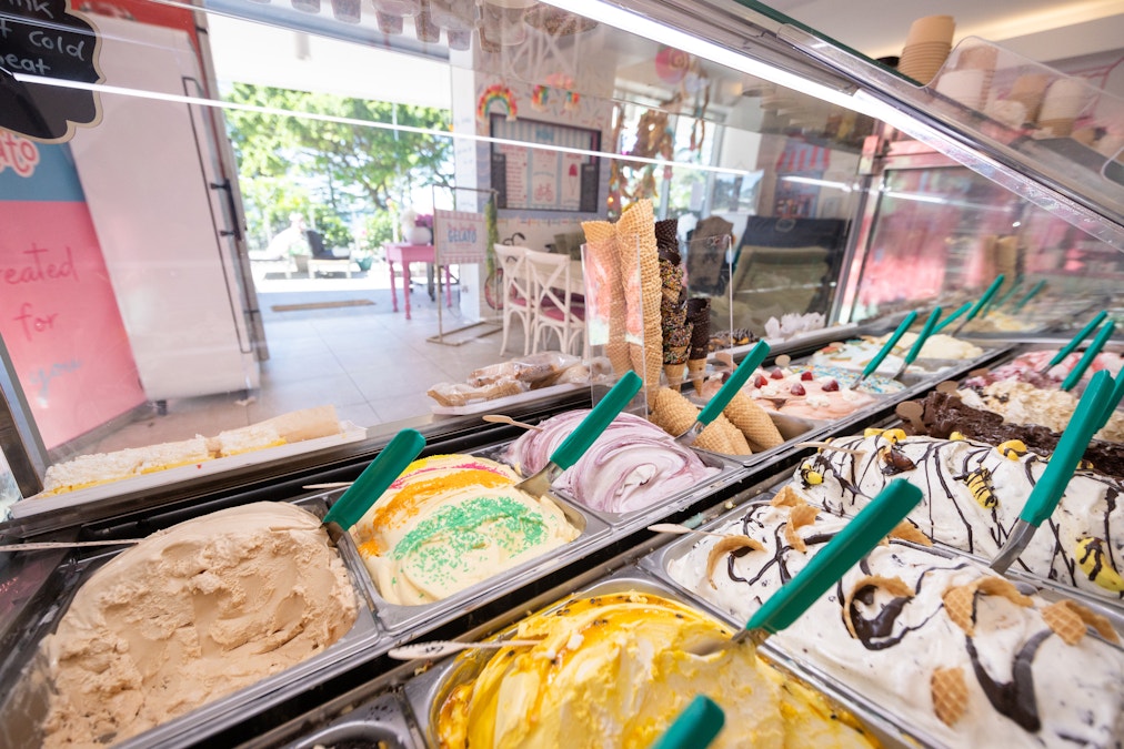 Gelato sprinkled with fun, love